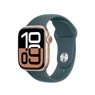 Apple Sport Band, 42 мм, S/M, зеленый - Ремешок для часов