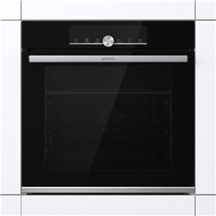 Gorenje, 77 L, catalyticc cleaning, black - Built-in oven