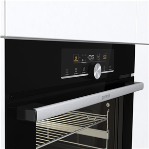 Gorenje, 77 L, catalytic cleaning, black - Built-in oven