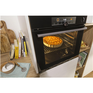 Gorenje, 77 L, catalyticc cleaning, black - Built-in oven