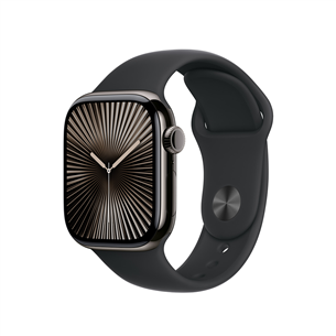 Apple Sport Band, 42 mm, S/M, must - Kellarihm