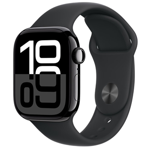 Apple Sport Band, 42 mm, S/M, must - Kellarihm