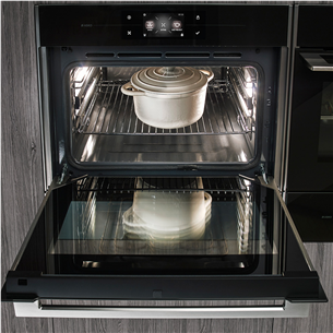 Asko, 73 L, black - Built-in steam oven