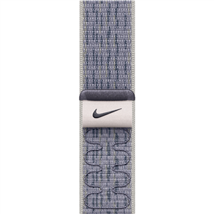 Apple Nike Sport Loop, 42 мм, серый/синий - Ремешок для часов MXTX3ZM/A