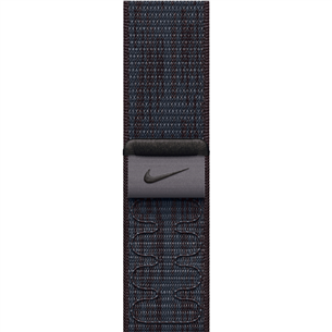 Apple Nike Sport Loop, 42 мм, черный/синий - Ремешок для часов MYJA3ZM/A