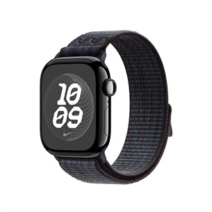 Apple Nike Sport Loop, 42mm, must/sinine - Kellarihm