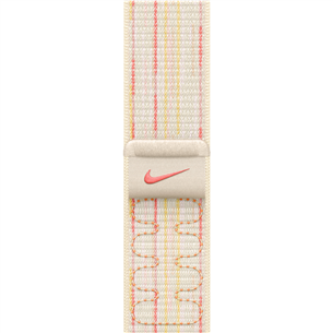 Apple Nike Sport Loop, 42 мм, бежевый/розовый - Ремешок для часов MYJC3ZM/A