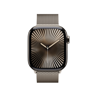 Apple Milanese Loop, 46mm, S/M, natural stainless steel - Replacement band