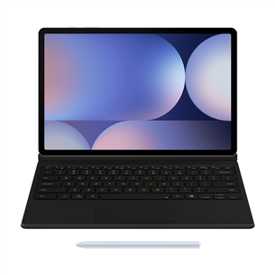 Samsung Galaxy Tab S10 + Book Cover Keyboard, AI klahv, must - Kaaned klaviatuuriga