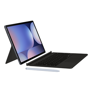 Samsung Galaxy Tab S10 + Book Cover Keyboard, AI klahv, must - Kaaned klaviatuuriga