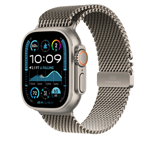 Apple Milanese Loop, 49 mm, Large, titaan - Kellarihm