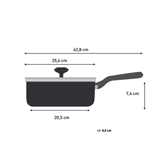 Tefal So'Light, 24 cm - Saute pan