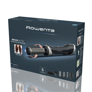 Rowenta Brush Activ, 1000 Вт, черный - Фен-щетка