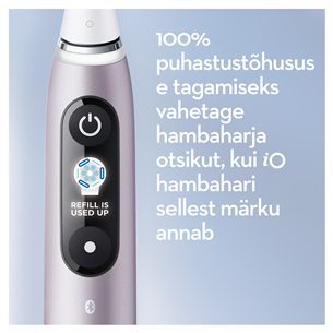 Braun Oral-B iO 9, travel case, rose - Electric toothbrush