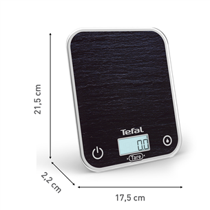 Tefal Optiss, dark gray - Kitchen scale