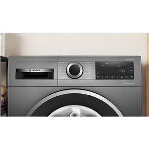 Bosch, Series 6, 9 kg, depth 59 cm, 1400 rpm, gray - Front load washing machine