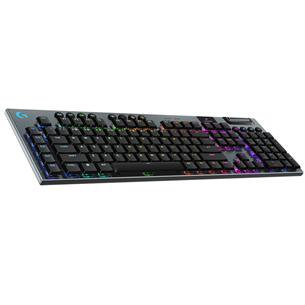 Logitech G915 X Lightspeed, tactile, US, must - Juhtmevaba klaviatuur