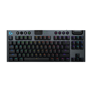 Logitech G915 X Lightspeed, TKL, tactile, US, must - Juhtmevaba klaviatuur 920-012721