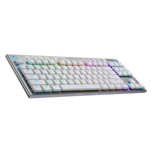 Logitech G915 X Lightspeed, TKL, tactile, US, valge - Juhtmevaba klaviatuur