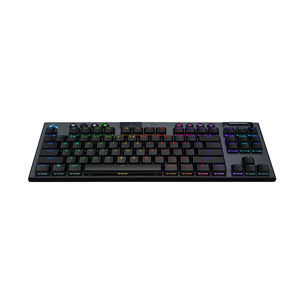 Logitech G915 X Lightspeed, TKL, clicky, US, черный - Беспроводная клавиатура