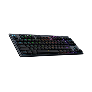 Logitech G915 X Lightspeed, TKL, clicky, US, черный - Беспроводная клавиатура