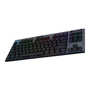 Logitech G915 X Lightspeed, TKL, tactile, SWE, must - Juhtmevaba klaviatuur