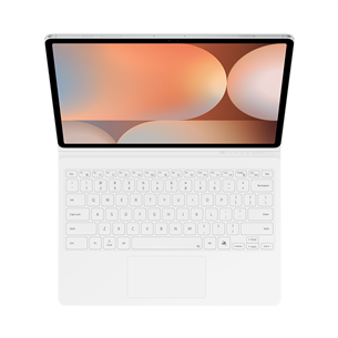 Samsung Book Cover Keyboard, Galaxy Tab S10 +, AI klahv, valge - Kaaned klaviatuuriga