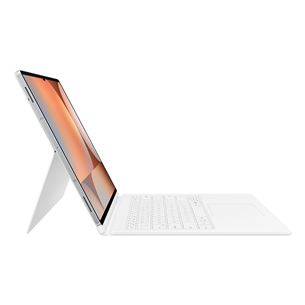 Samsung Book Cover Keyboard, Galaxy Tab S10 Ultra, AI klahv, valge - Kaaned klaviatuuriga