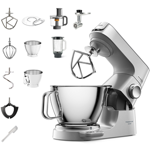 Kenwood Titanium Chef Baker, 5 L/1.6 L, 1200 W, hõbedane - Köögikombain