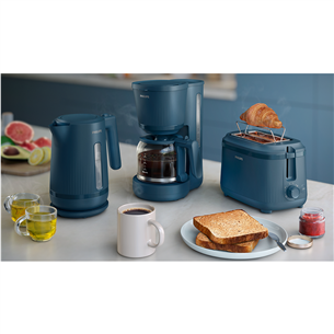 Philips 3000 Series, 900 W, blue - Toaster