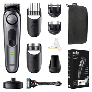 Braun Series 7, AutoSense, grey - Beard Trimmer