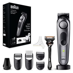 Braun Series 7, AutoSense, grey - Beard Trimmer