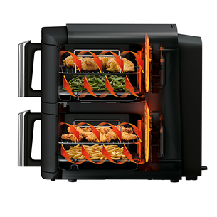 Ninja Double Stack 7.6 L, 2470 W, black - Air fryer