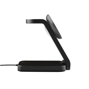 Trust Viro 3-in-1 Wireless Magnetic Charge Stand, Qi, black - Wireless charging dock