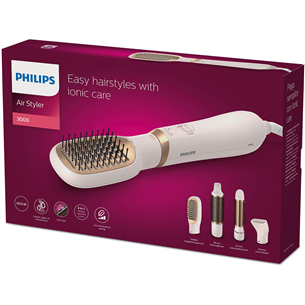 Philips 3000 Series, розовый - Фен-щетка