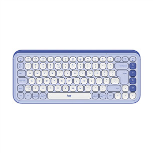 Logitech POP Icon Keys, US, lilla/valge - Juhtmevaba klaviatuur 920-013074