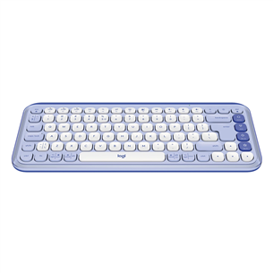 Logitech POP Icon Keys, US, lilac/off-white - Wireless keyboard