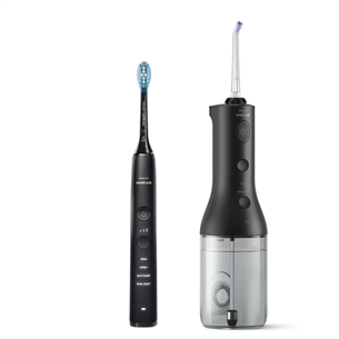 Philips Sonicare Cordless Power Flosser, black - Oral Irrigator + Electric Toothbrush