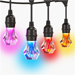 Nanoleaf Matter Smart Outdoor String Lights Starter Kit, 30 m, RGB, must - LED valgusnöör NF084K02-40SLO