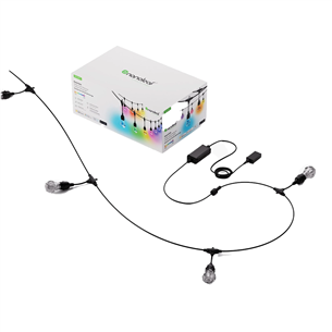 Nanoleaf Matter Smart Outdoor String Lights Starter Kit, 30 м, RGB, черный - Светодиодный шнур