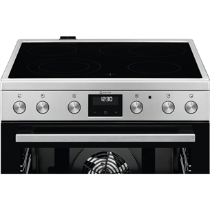 AEG 5000 Surround Cook, 73 L, laius 60 cm, roostevaba teras - Keraamiline pliit