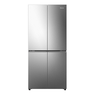 Hisense, Cross Door, No Frost, 483 L, height 179 cm, gray - SBS Refrigerator