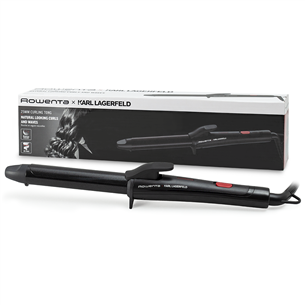 Rowenta x KARL LAGERFELD, 25 mm, black - Curling tong