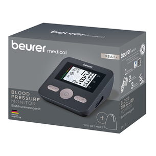 Beurer BM 2 R, dark gray - Upper arm blood pressure monitor