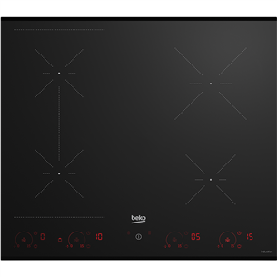 Beko, IndiFlex, width 59 cm, black - Built-in induction hob HII64822SUFT