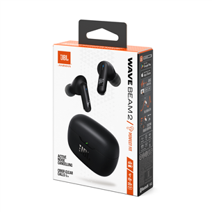 JBL Wave Beam 2, black - True wireless earphones