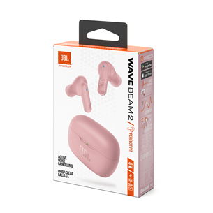 JBL Wave Beam 2, pink - True wireless earphones