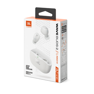 JBL Wave Buds 2, white - True wireless earphones