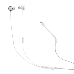 JBL Quantum 50C, USB-C, white - In-ear Headphones JBLQTUM50CWHT