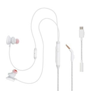 JBL Quantum 50C, USB-C, white - In-ear Headphones